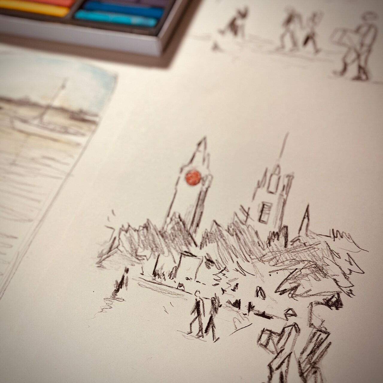 Art in August | Rendering Distant Figures Using Impressionism
